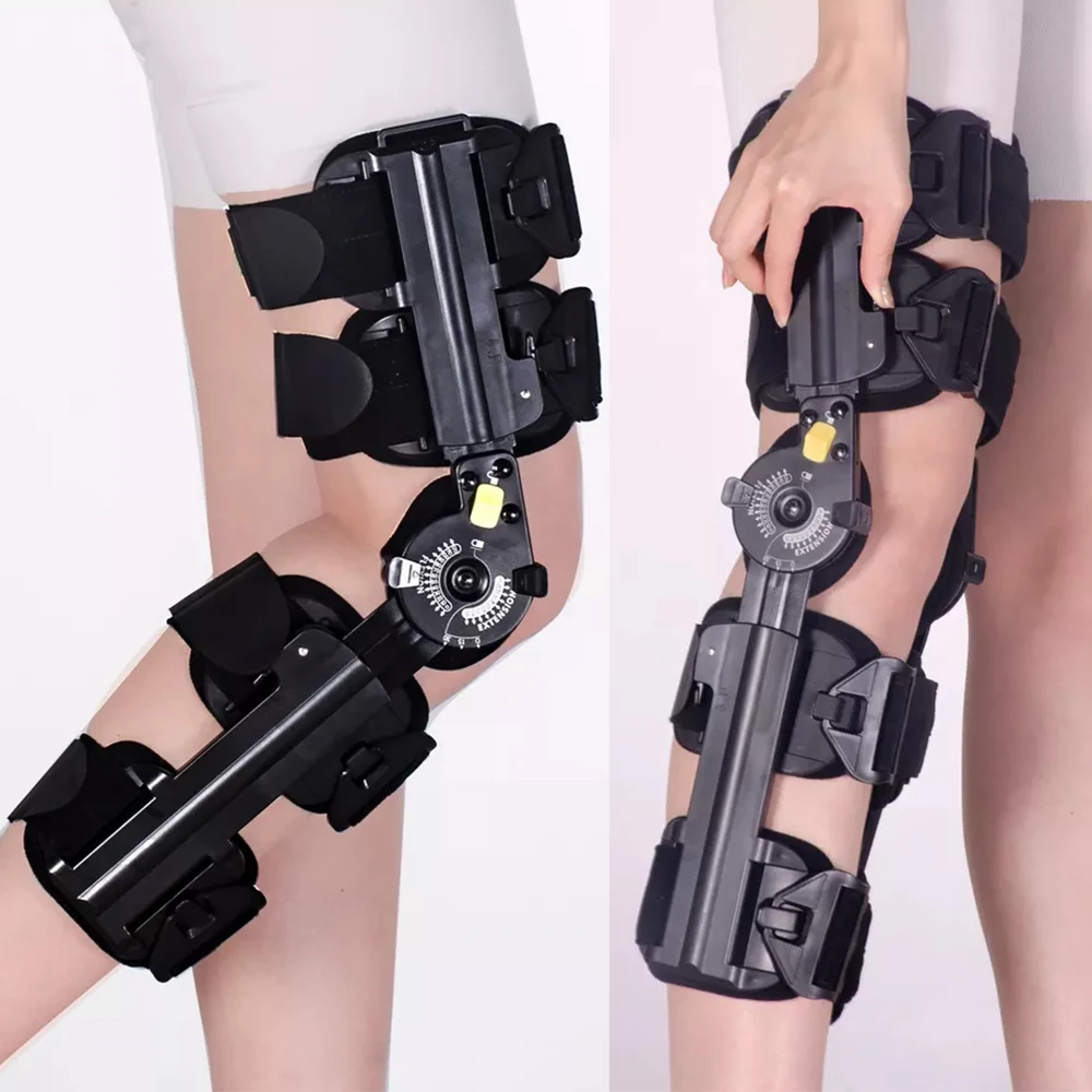 Adjustable Knee Hinge Brace Metal Shell Oa Knee Brace for Valgus Varus Correction ROM Knee Brace Hinge