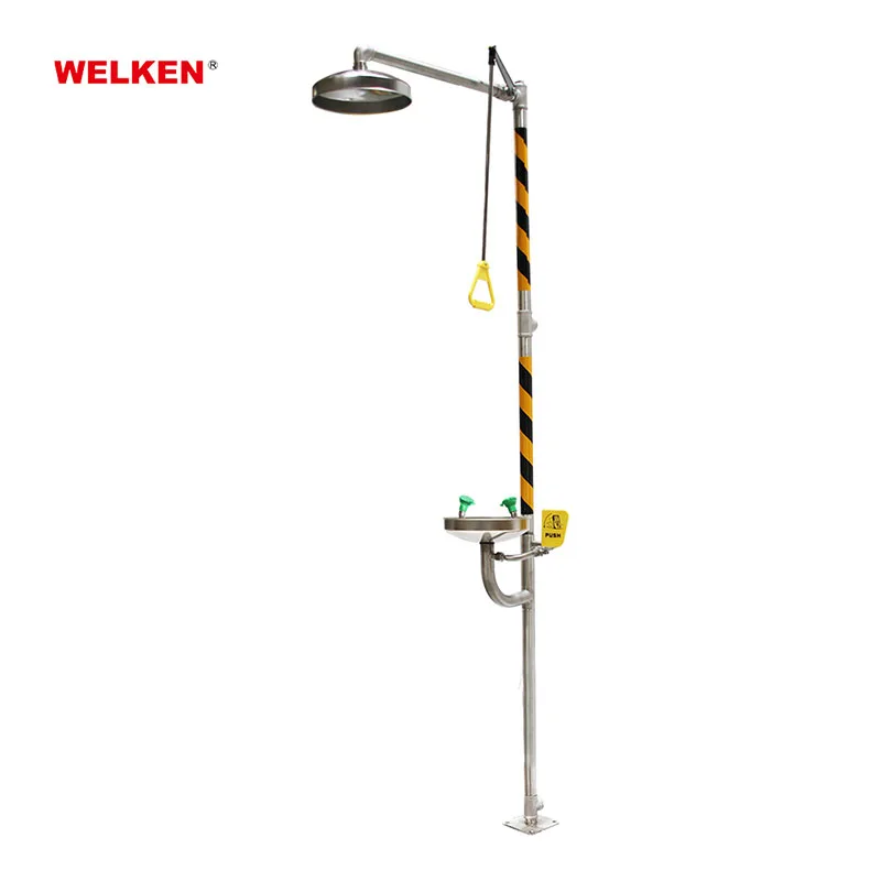 Combination Unit Portable Emergency Emergency Safety Shower and Eyewash Station Liquid Eyewash