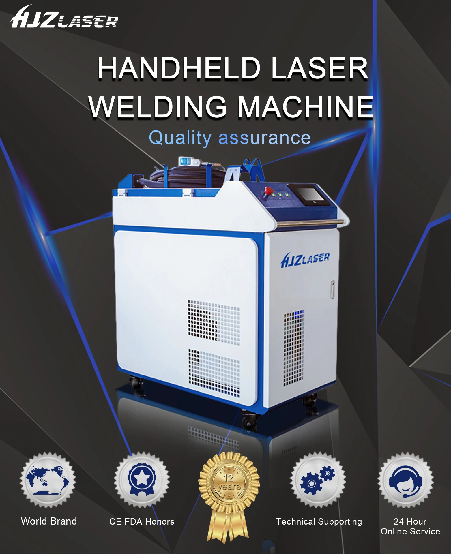 Qilin V20 Laser Handheld Welder Head Fiber Laser Welding Gun Machine