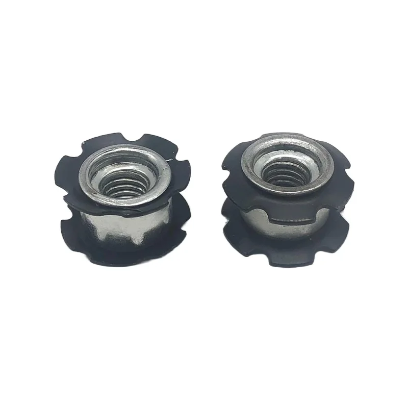 Star Nut Bicycle Stainless Steel Tube Insert Threaded Star Head Bolt And Nut Tube Star Fangled Nut For Pipes