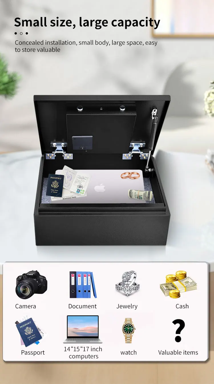 CEQSAFE Hotel Safes for Sale Digital Top-open Floor Safe for Laptop Strong Box supplier