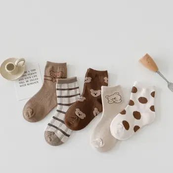 Autumn Baby Socks Bear Socks for Kids Dot Boys Sock
