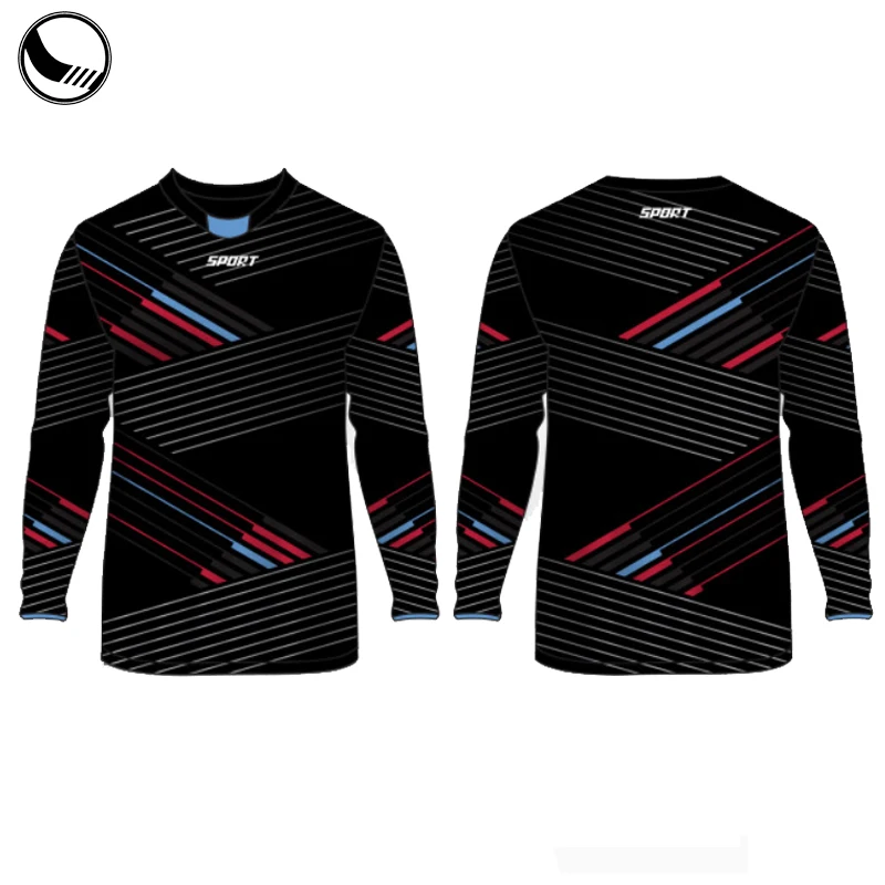 Cheap Custom Design Short Sleeve Blank Motocross Jerseys