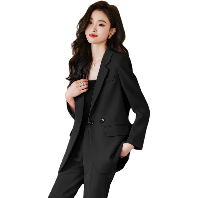 Formal Wear for Ladies Two Pieces One Button for Women High Quality  Women Formal Corporate Uniform
