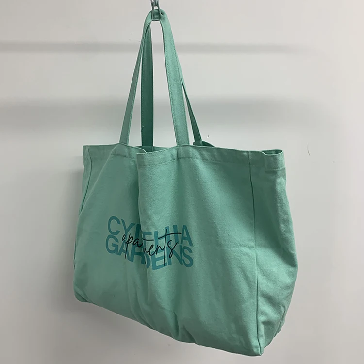 Custom Printed Extra Large Capacity Tote Bag With Logo Heavy-Weight ...