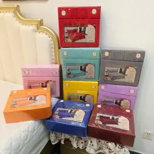 Bedsheet 6pcs 2200 Series King Size Microfiber Brushed Bed Sheet Set 6pcs