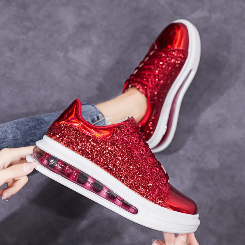 Wholesale Glitter Shoes Women 2022 Girls Red Tennis Female Sneakers  Stardust Flat Platform Bling Woman Shoes For New Styles - Buy Woman Shoes  New Arrival 2020,Flat Shoes For Women,Fashion Shoes For Women