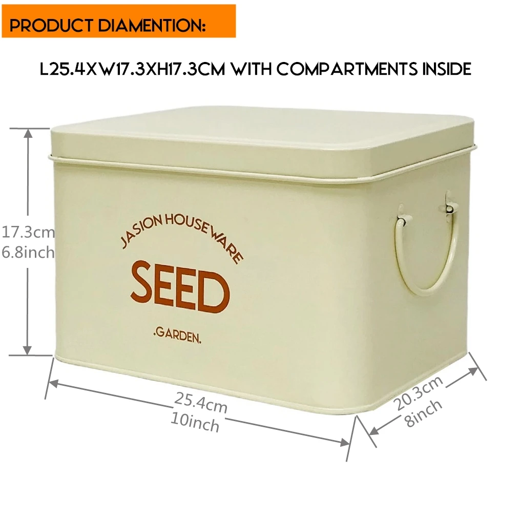 jiangmen custom rectangular metal gardening seed