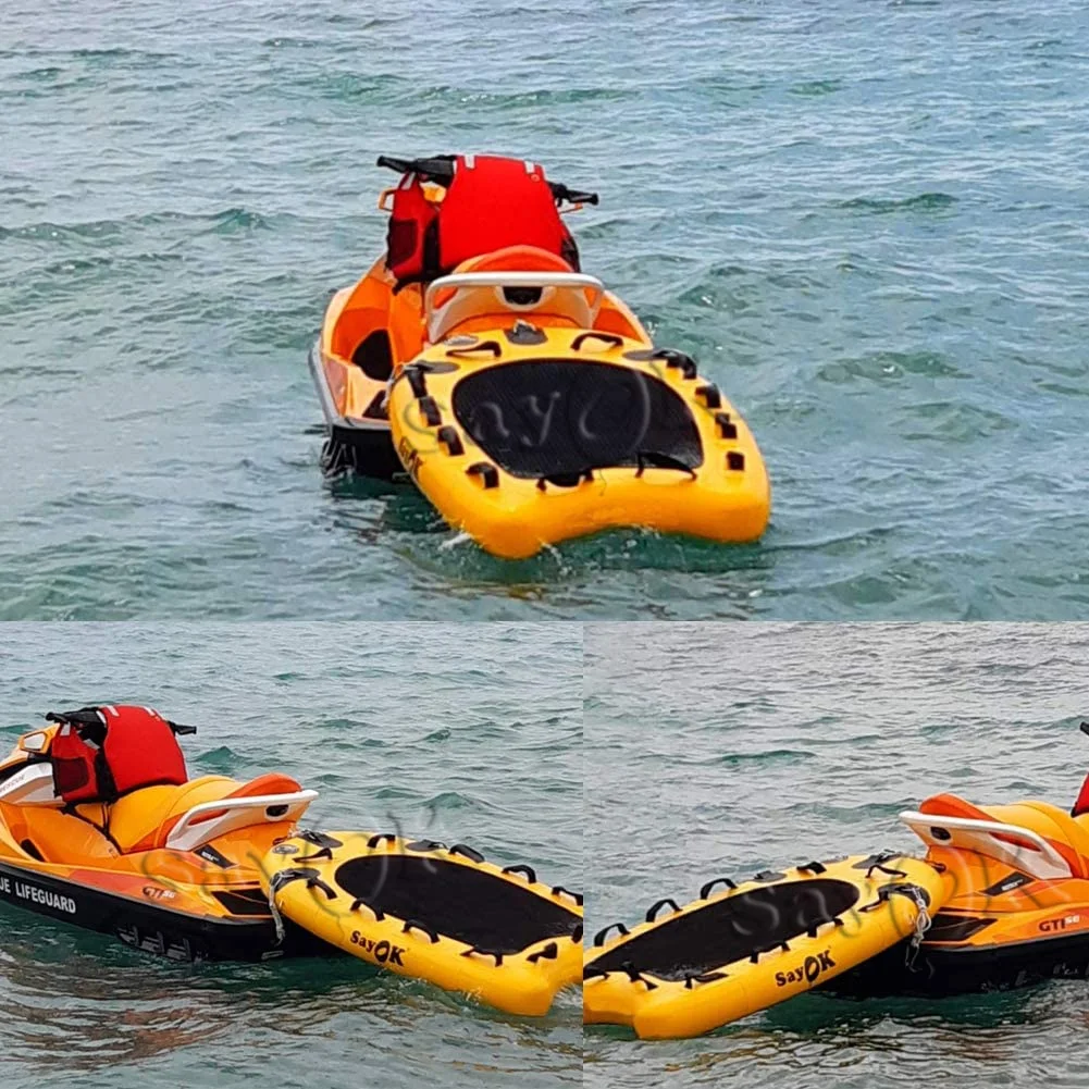 Inflatable Floating Mat Rescue Board Inflatable Jet Ski Rescue Sled Inflatable Surfing Board