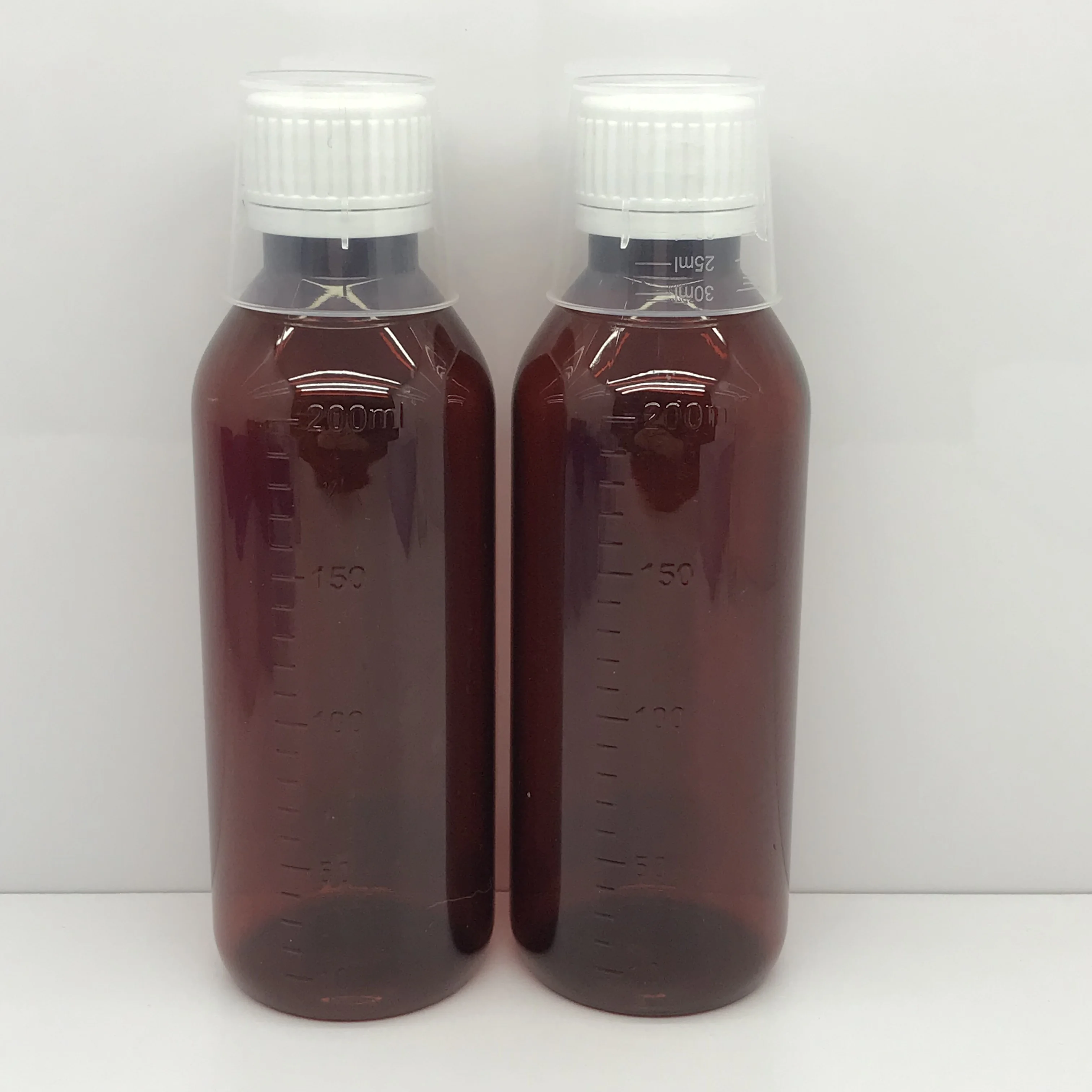 Alibaba.com: PET Amber Container Cough Syrup Bottle with Measuring Cup ...