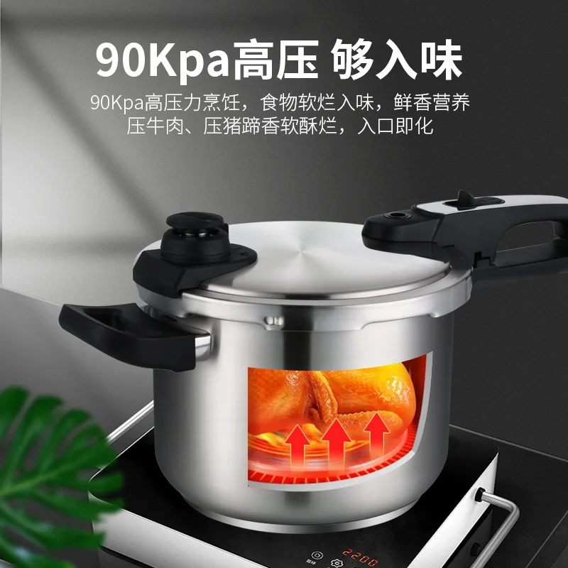 Бытовая газовая индукционная плита универсальная немецкая скороварка из нержавеющей стали