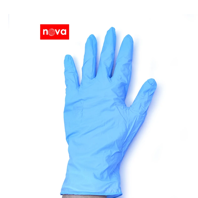 Low Moq Novatex Latex Examination Glove Made Of Rubber Latex For The Hand Having Separate