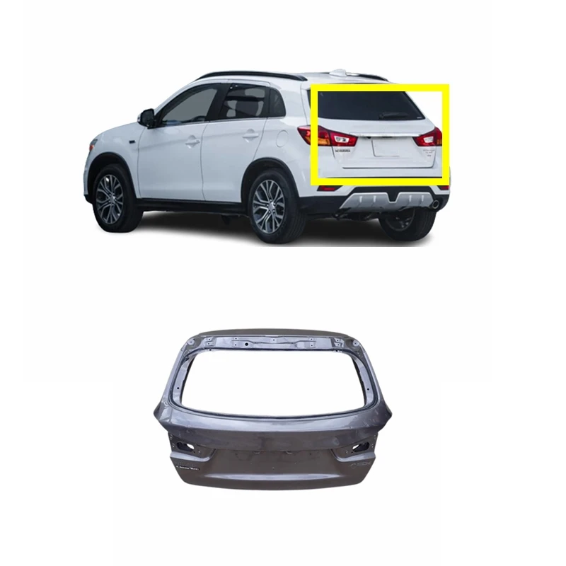 car body accessories replacement rear tail gate trunk lid for MITSUBISHI ASX 2017