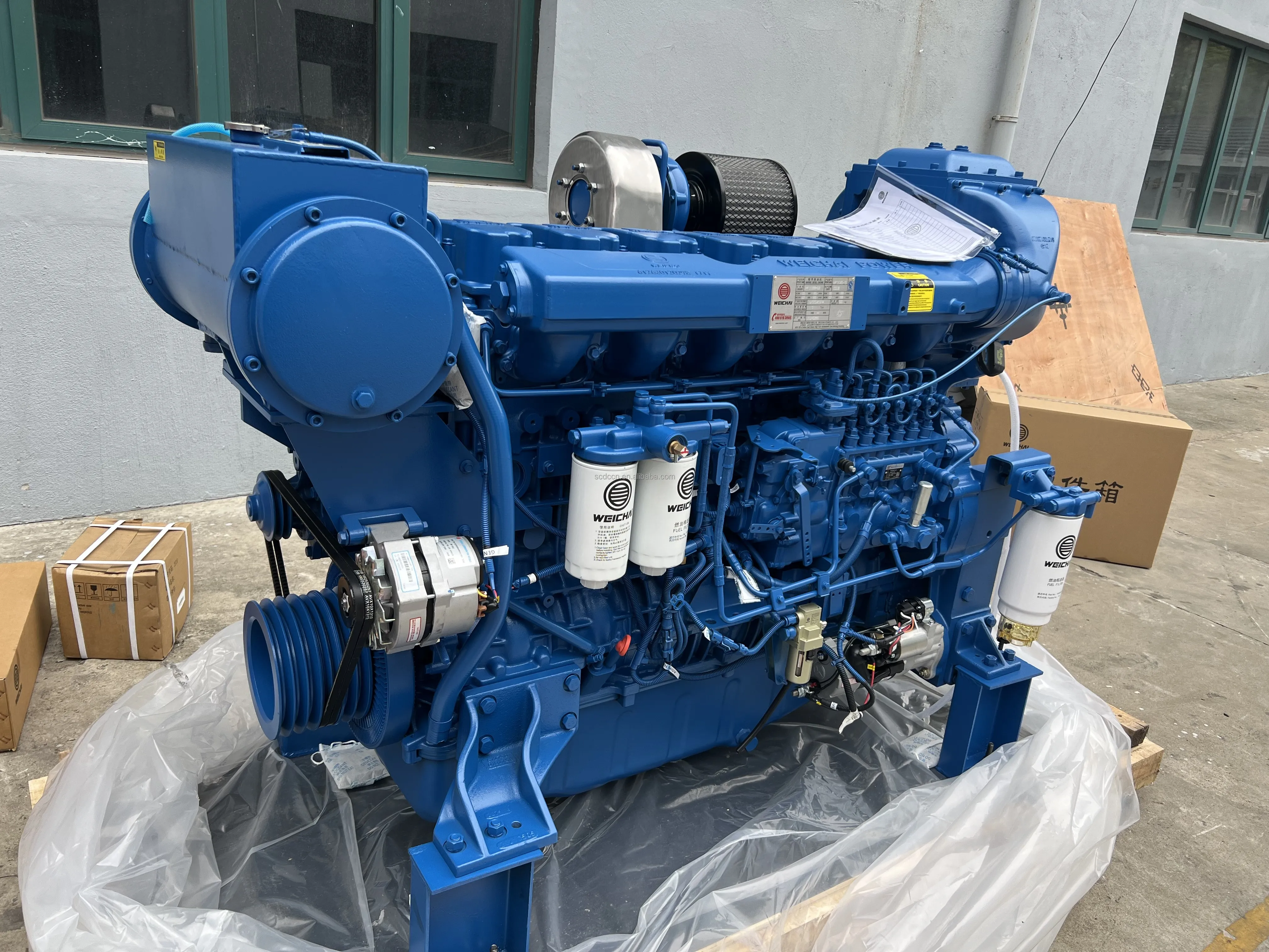 Original Weichai Wp13 Series 4 Stroke 6 Cylinder Wp13c5018 Marine Boat