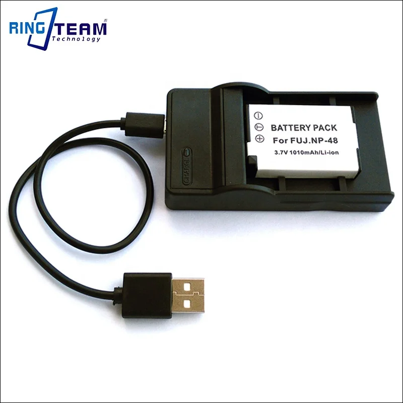 Compact, lightweight and portable wholesale suitable for Fuji camera XQ1 XQ2 FNP-F48 NP48 NP-48 battery USB charger BC-48 supplier