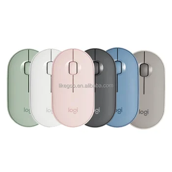 Logitech Pebble M350 Ergonomic Portable Mini Mouse Wireless 1000DPI Optical USB Interface Right Hand 3 Buttons Silent