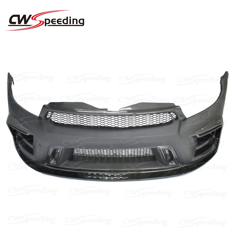 HALF CARBON FIBER FRONT BUMPER for VW SCIROCCO R SCIROCCO