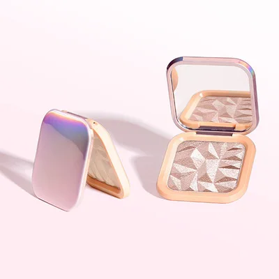 Профессиональная Косметика с высоким пигментом, индивидуальный высококачественный мерцающий макияж, прессованный хайлайтер, пудра, высокая зажигалка, палитра