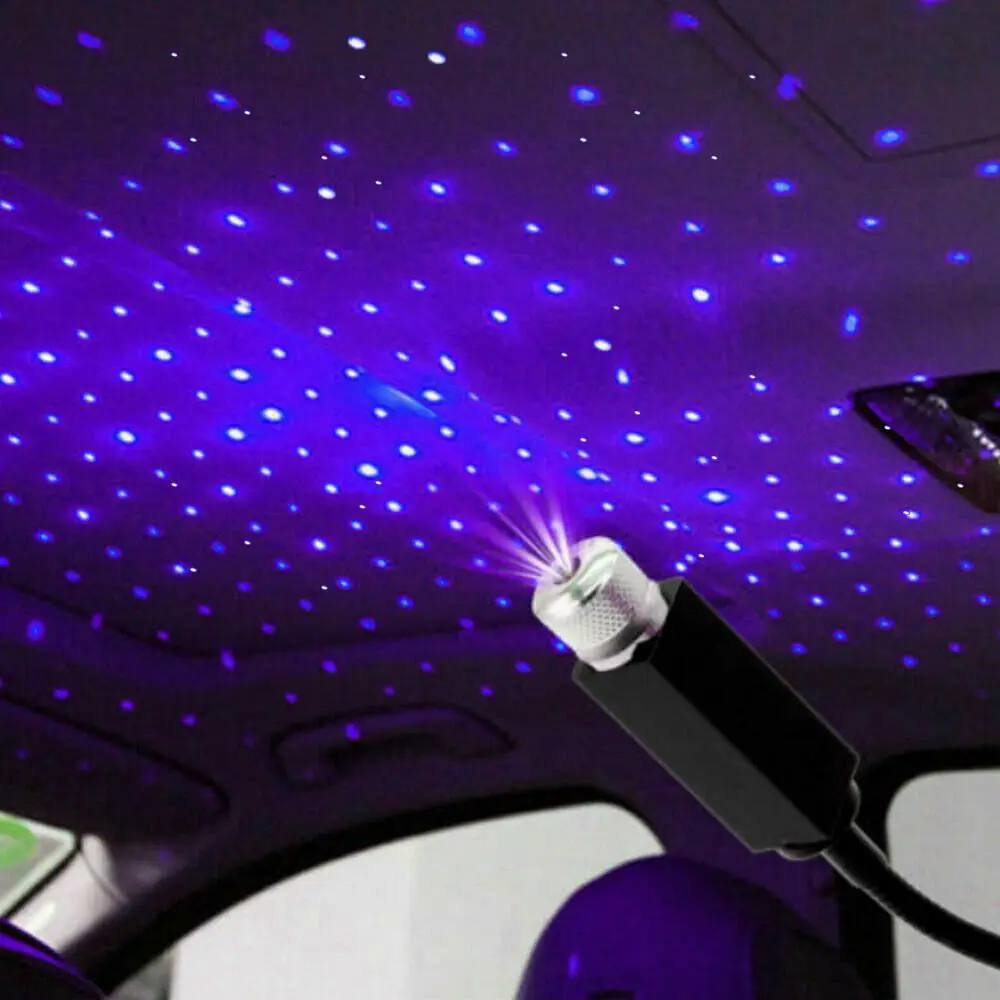 Usb Starlight Plafonnier de voiture, 360 degrés Lumière de