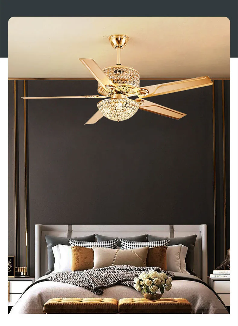 Simple Modern 60x60 Ceiling Fan Lamp Luxurious Ceiling Fans,Dc Motor