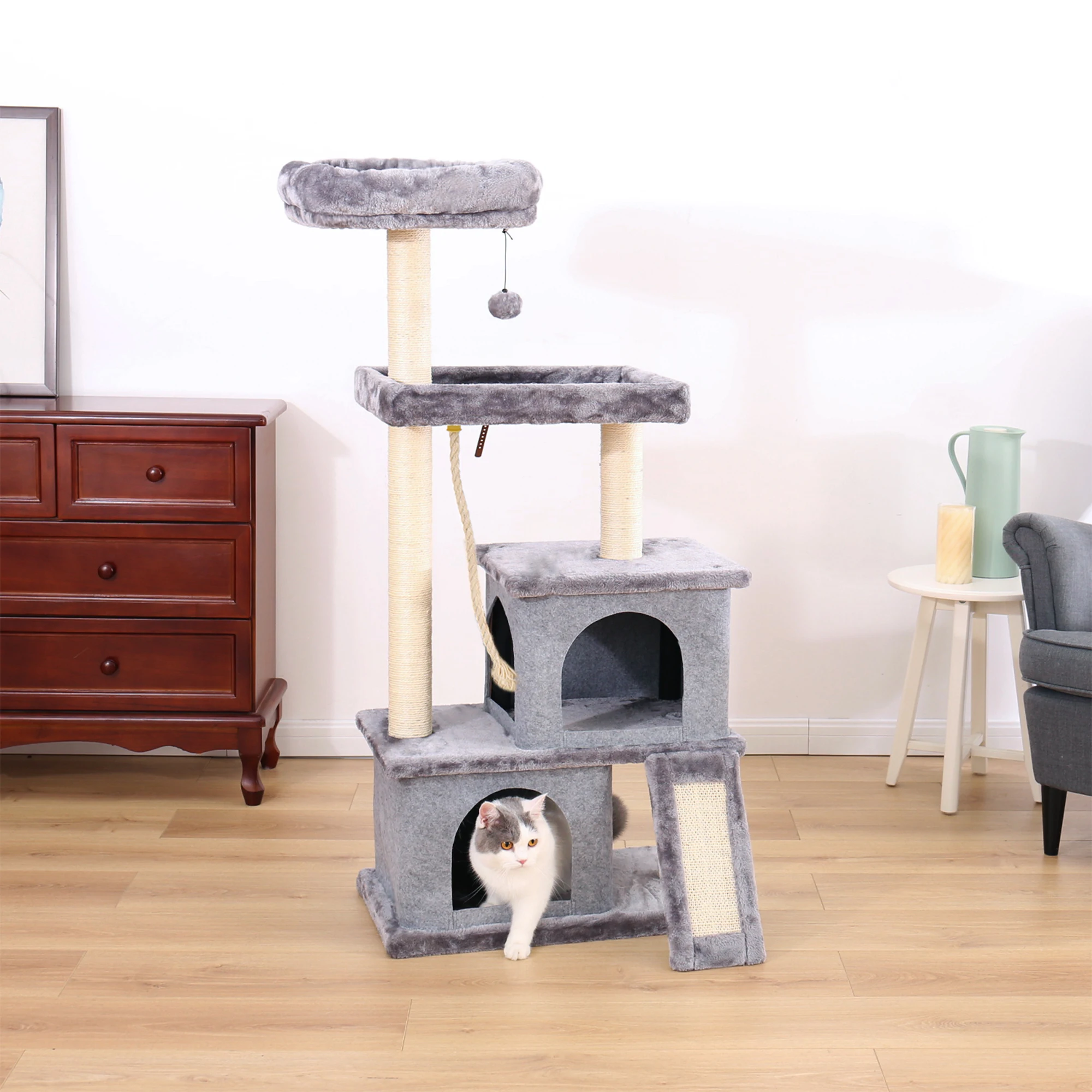 cat tree multilevel and luxury cat towers 50 inches