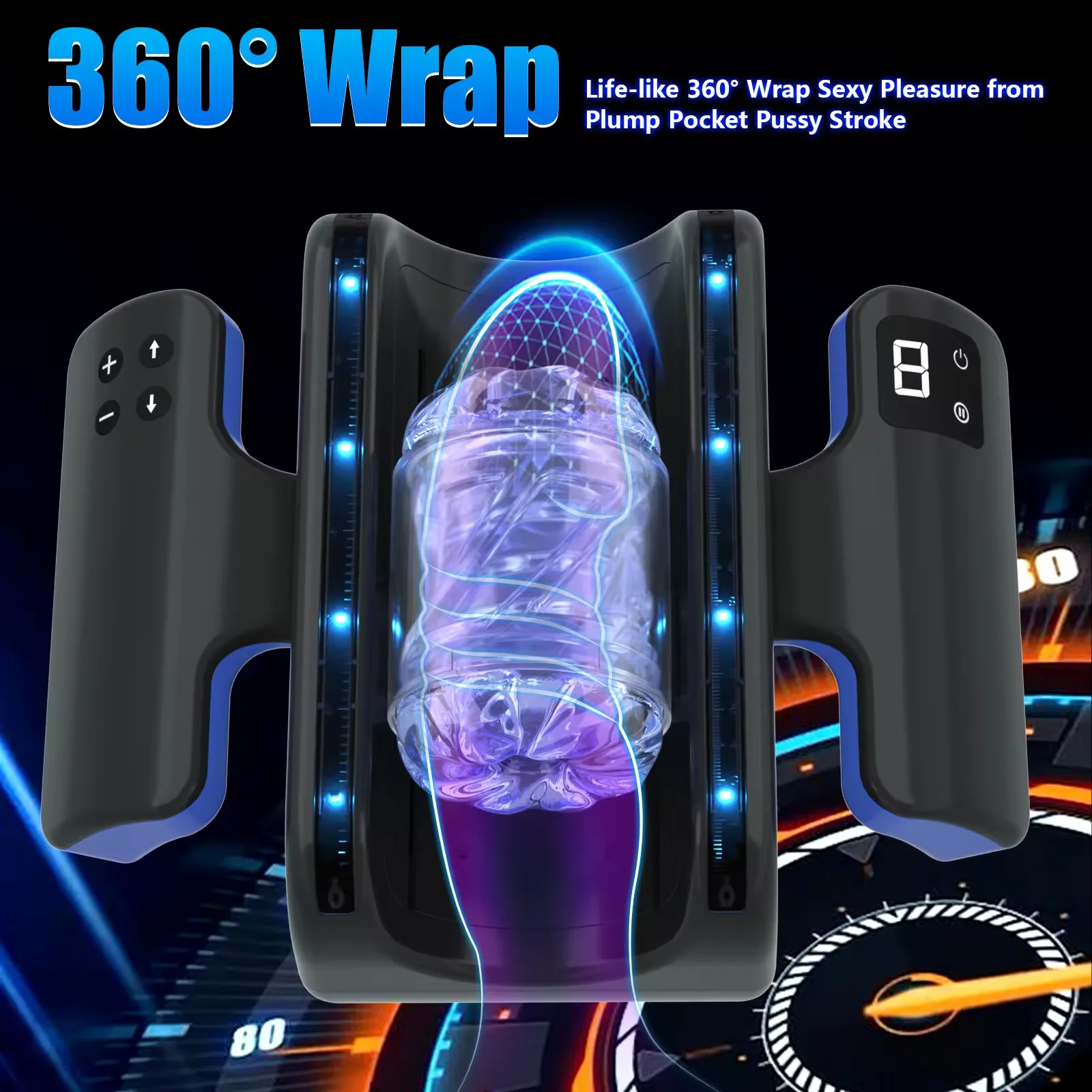 dual male masturbator Adult Sex Toys for Men Prostate Massager main image 1