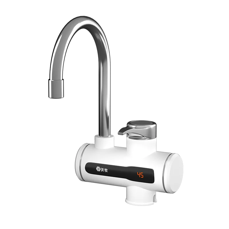 Factory Supply Discount Price Single Hole Tankless Tap Electric Instant Kitchen Sink Hot Water Heater Faucet for Home Bathroom