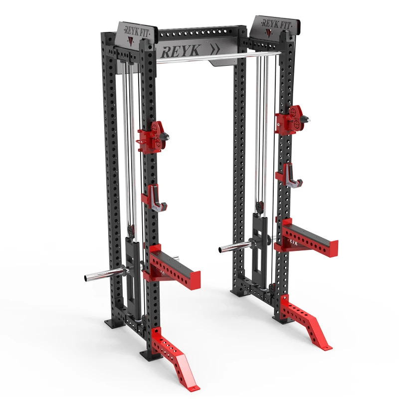 Multi-Gym Plate Loaded  Multi Function Smith Machine Steel Equipment Cable Crossover Fitness Machine Chest Squat Legs Home Use