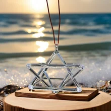 5-10 Inch Merkaba Quartz Singing Pyramid for Sound Therapy Yoga Chakra Meditation Healing Competitive Price Crystal Product