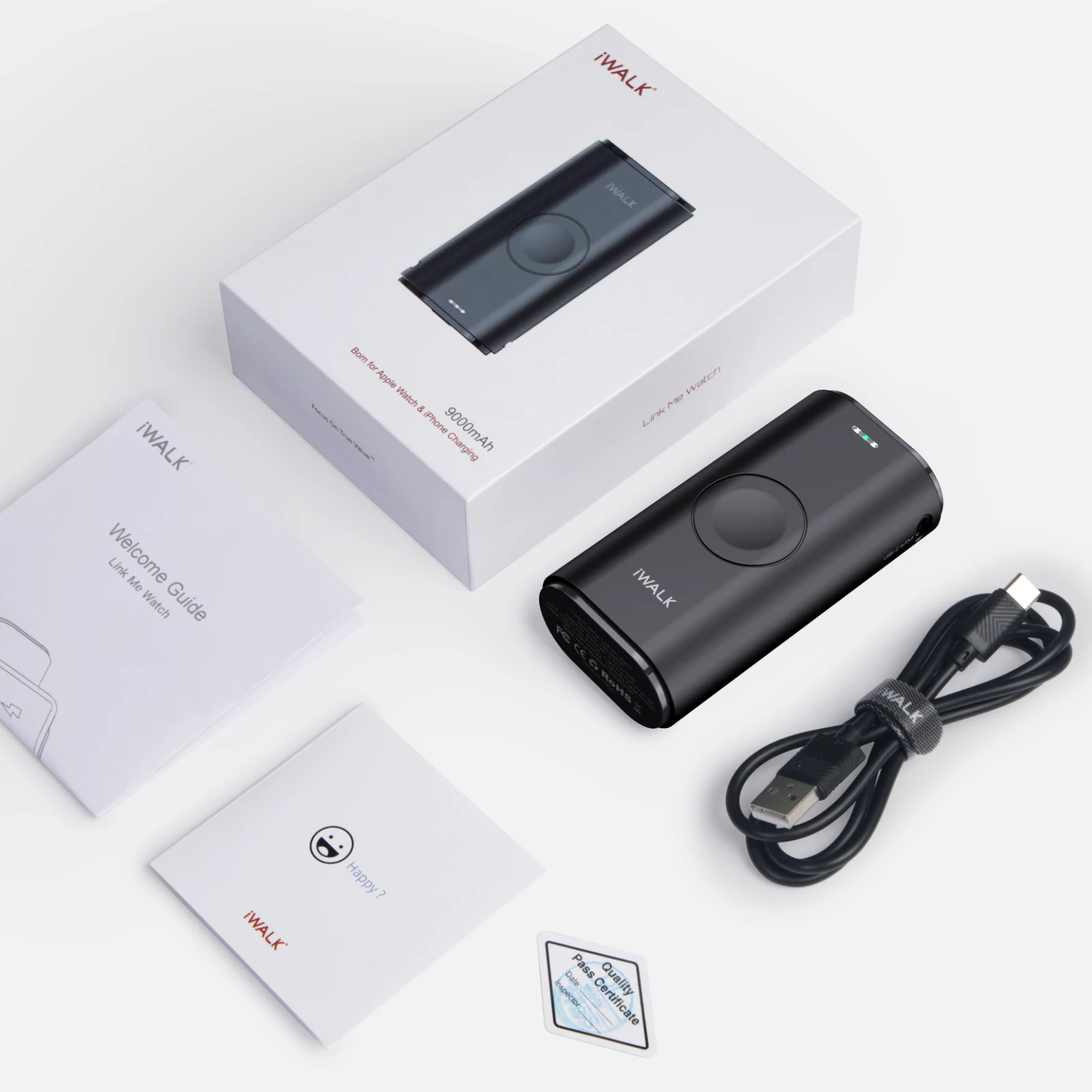 Iwalk Linkpod W - 9000mah Power Bank with Wireless Charging display picture 1