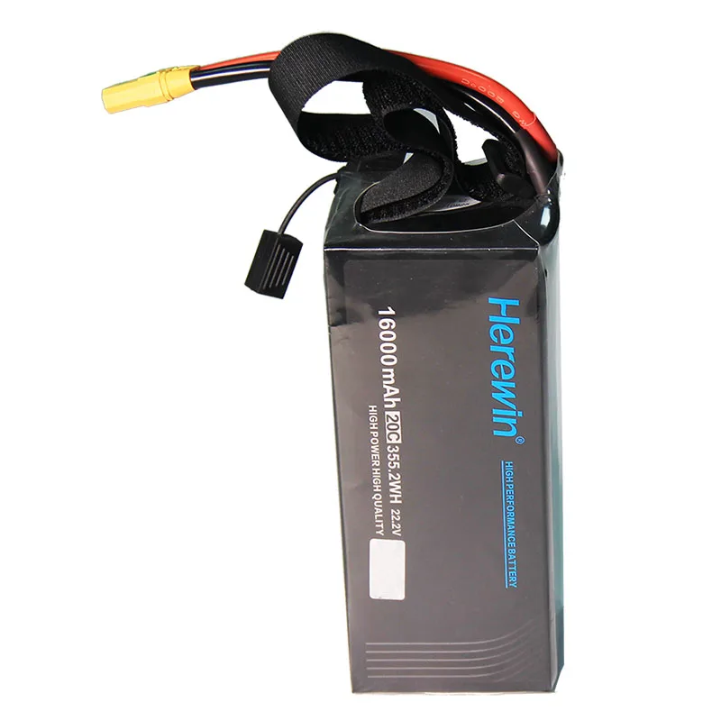 Herewin 16000mah 6S UAV Drone Battery - 22.2V 25C Soft Pack