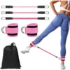 Leg trainer - Pink set (silver hook)