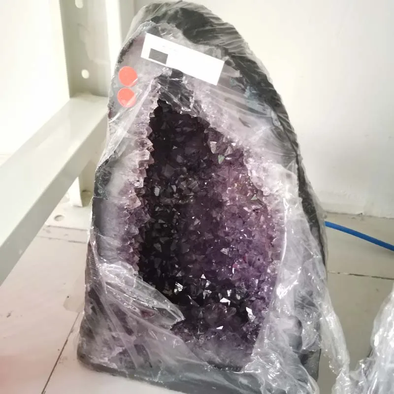 Natural Crystal Amethyst Geode Block For Decoration | Oem Available