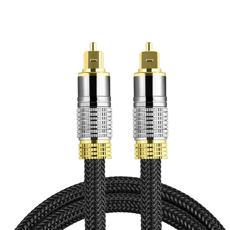 Computer Cables Newest Gold Plated Audio Optical Optic Fiber TosLink Cable Digital Cable Toslink Cord Cable Length: 10m 