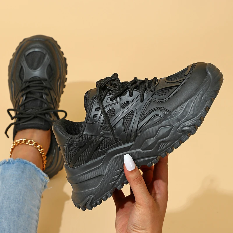 Custom Fashion Chunky Sneakers for Women Breathable Mesh