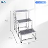 Large three-tier footstool
