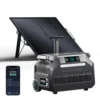 Negro + paneles solares de 100w