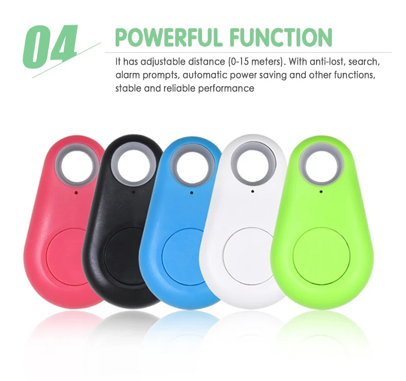 Anti-lost Keychain Key Finder Device Mobile Phone Lost Alarm Blue Tooth tracker Dog Cat Tracking Gps Pet Collar for Pets