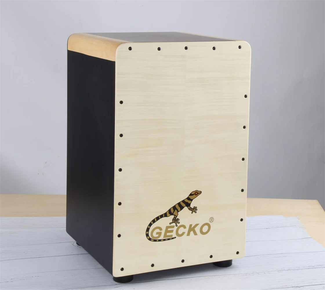 Full-size Curly Maple Cajon Drum Percussion Instrument - Oem