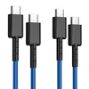 Blue USB C to C cable