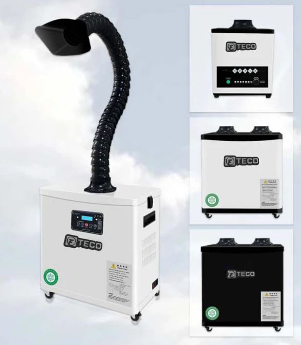 Teco Dtf Smoke Absorber Filter Fume Extractor Air Purifier For Dtf Oven Powder Shaker Machine