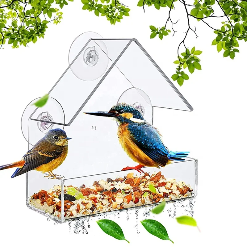 luxury window bird feeder