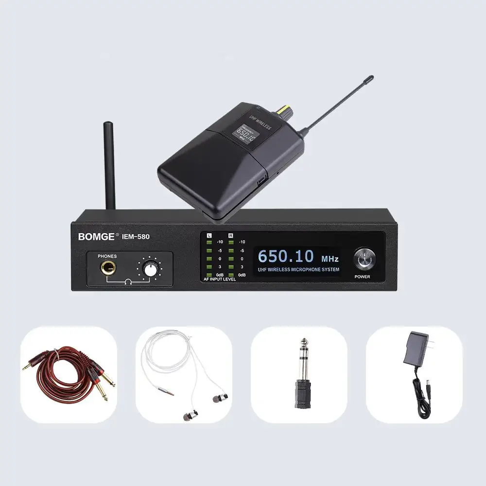专业高品质IEM 580无线单通道2腰包式耳廓监控系统| Alibaba.com