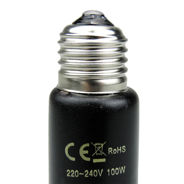 Pet Reptile Heating Bulb Infrared Ceramic Emitter Heat Lamps Pet Brooder Reptile Lamp