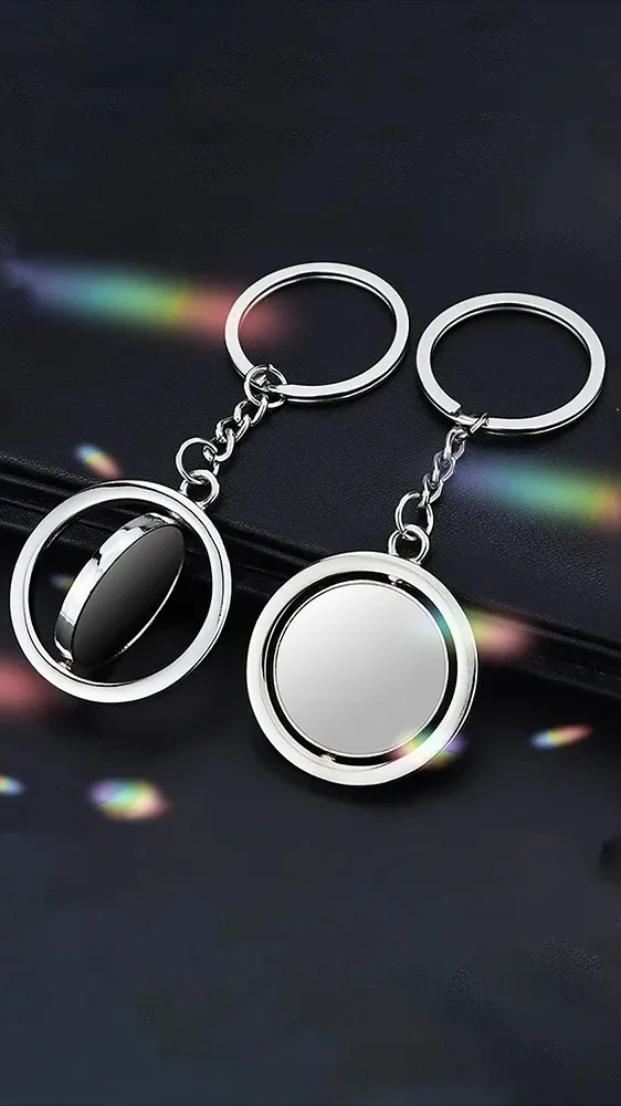 Porte-clés DIY Avec œillet Rotatif En Laiton - Accessoire De Bricolage Et Fabrication - Taille L/S