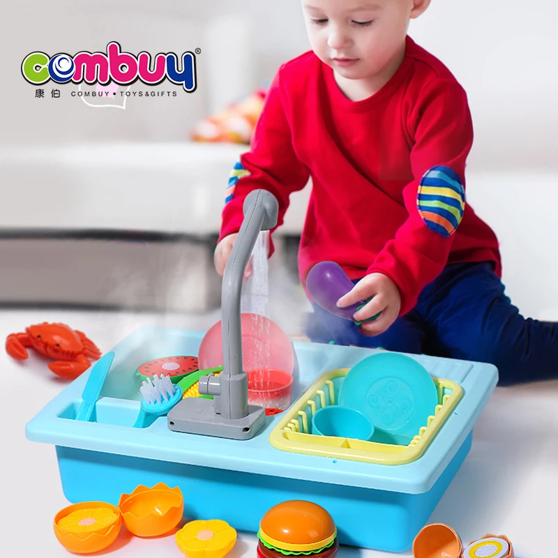Cuisine Enfant 61 Pièces – Évier, Casseroles, Ustensiles Et Aliments Jouets – Jeu D’Imitation Rôle Cuisinier, Cadeau Éducatif