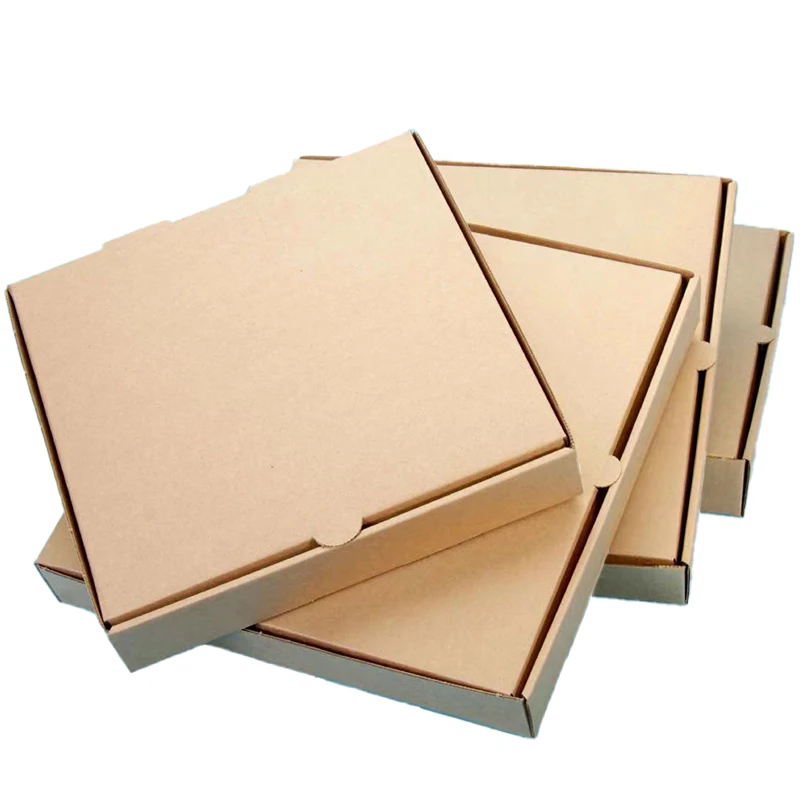 Wholesale Customized Printing of All Sizes of Kraft Paper French Fries Hamburger Pizza Box Containers