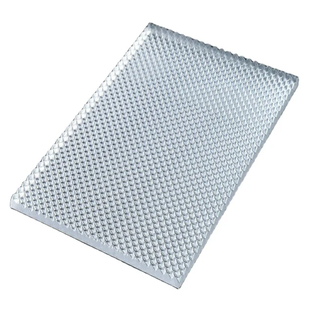 3mm Prism Polycarbonate Color Embossed Solid Wall and Stadium Roofing Sheet