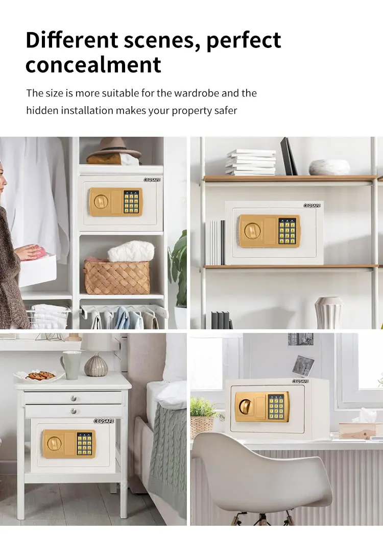 CEQSAFE Digital Safe Box Steel Safes Money Bank Small Household Password Key Safety Security Box supplier