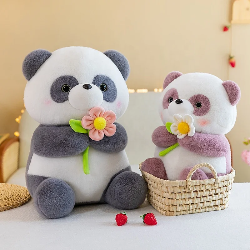 Factory Funny Custom Lovely Gift Soft Plush Panda Toys deals